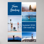 Poster de collage photo personnalisé pour l'aventu (Devant)