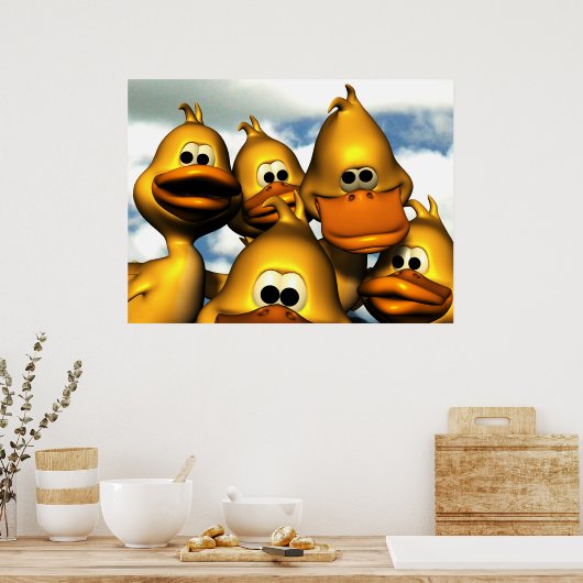 Poster de collecte de canards (Cuisine)