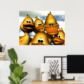 Poster de collecte de canards (Bureau à domicile)