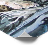 Poster de Collie Bordure (Coin)