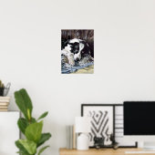 Poster de Collie Bordure (Bureau à domicile)