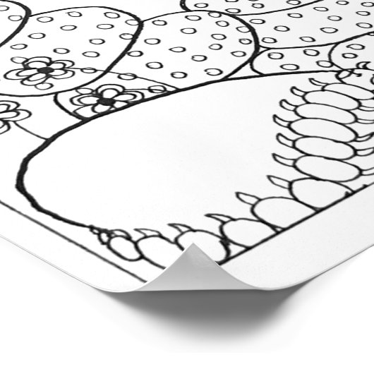 Poster de coloriage 13x19 avec araignée (Coin)