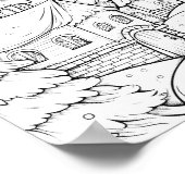 Poster de coloriage de Noël (Coin)