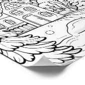 Poster de coloriage de Noël (Coin)