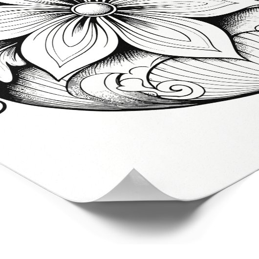 Poster de coloriage de Noël (Coin)