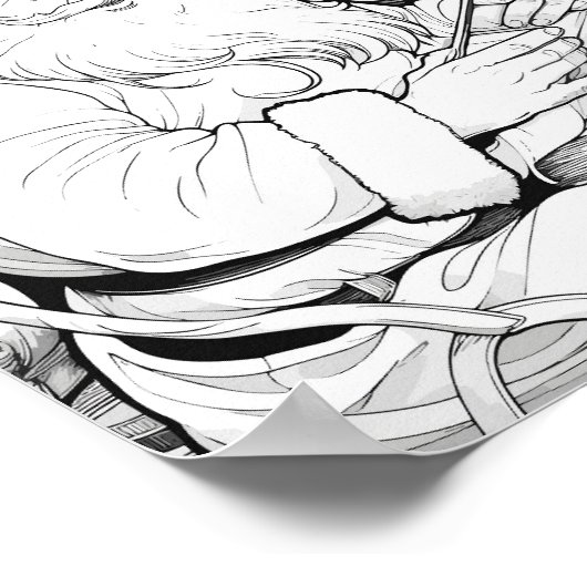 Poster de coloriage de Noël (Coin)