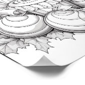 Poster de coloriage de Noël (Coin)