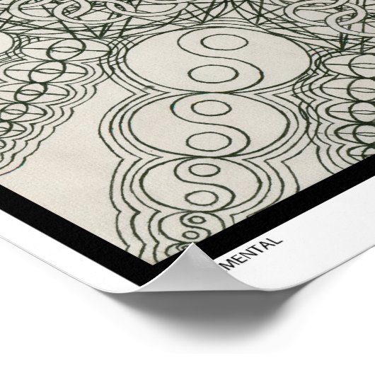 Poster de coloriage élémentaire Zen (Coin)