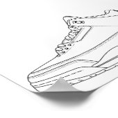 Poster de coloriage Jordan 3 (Coin)