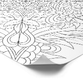 Poster de coloriage Mandala (Coin)