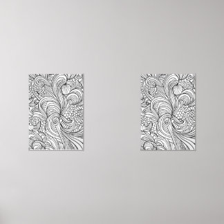 Poster de coloriage Motif complexe