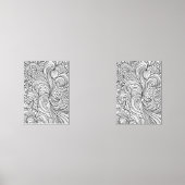 Poster de coloriage Motif complexe (Recto)