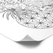 Poster de coloriage - Ornements (Coin)