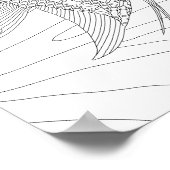 Poster de coloriage pour adultes (Coin)