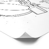 Poster de coloriage pour adultes (Coin)