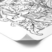 Poster de coloriage pour adultes "Plutôt comme un (Coin)