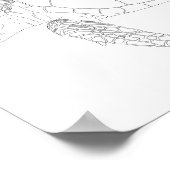 Poster de coloriage pour adultes Seaturte (Coin)