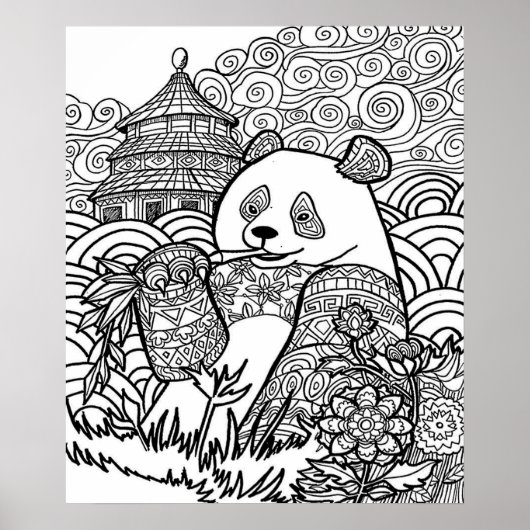 Poster de coloriage surdimensionné 20 X 24 10 (Devant)