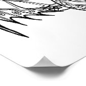 Poster de coloriage surdimensionné 20 X 24 19 (Coin)