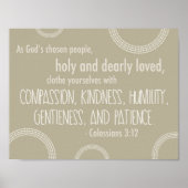 Poster de Colossians 3:12 (Devant)