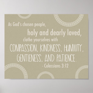 Poster de Colossians 3:12