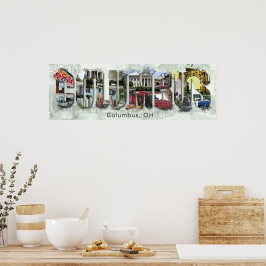 Poster de Columbus, OH (Cuisine)