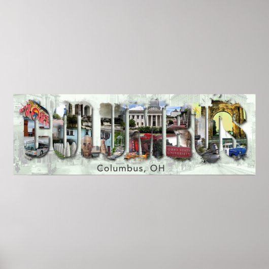 Poster de Columbus, OH (Devant)