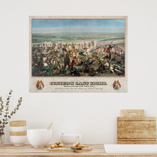 Poster de combat Dernier de Custer (Cuisine)