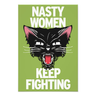 Poster de combat pour femmes malveillantes