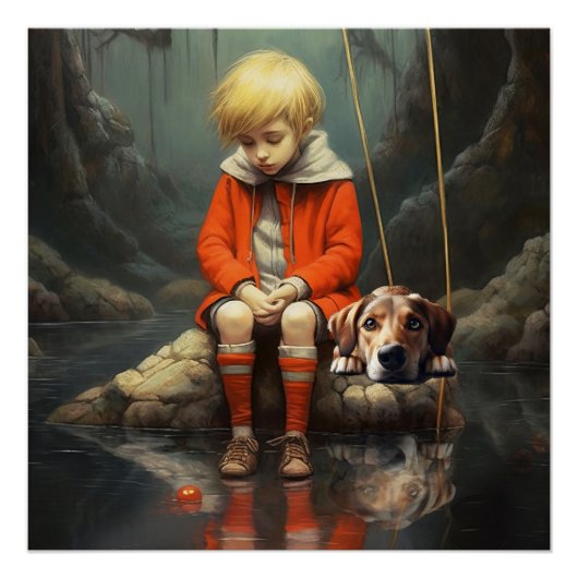 Poster de composition brillant (Devant)