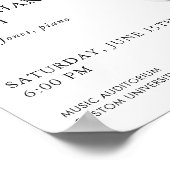 Poster de concert moderne Modèle senior Considéran (Coin)