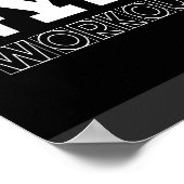 Poster de conditionnement physique de la pompe de  (Coin)