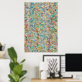 Poster de Confetti 24 x 36 (Bureau à domicile)