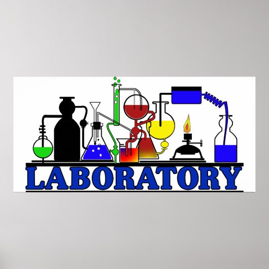 POSTER DE CONFIGURATION DE LABORATOIRE DE LABORATO (Devant)