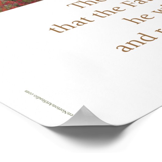 Poster de confirmation Saint-Esprit, Jean 14:26 (Coin)