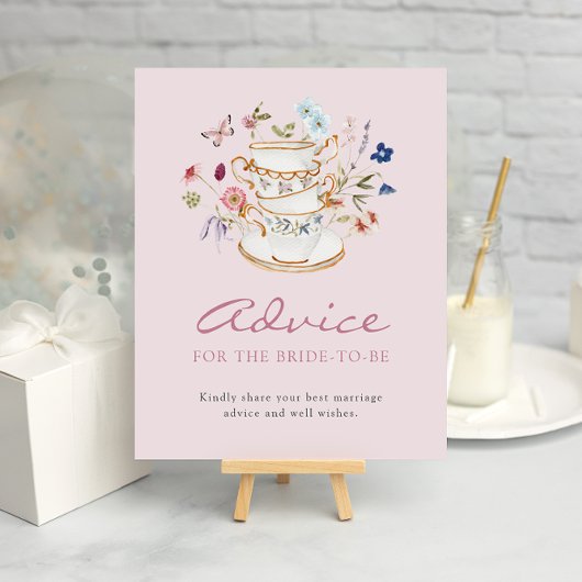 Poster de conseil rose