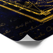 poster de constellation de chevaux et dauphins (Coin)