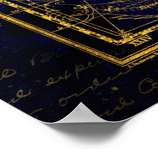 poster de constellation de chevaux et dauphins (Coin)