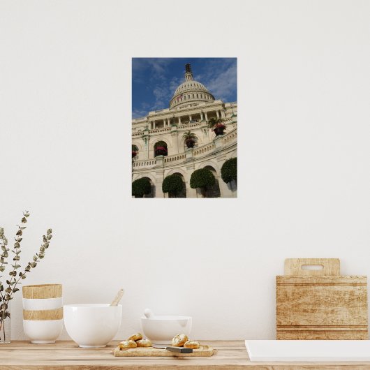 POSTER DE CONSTRUCTION DE CAPITOLE AUX ÉTATS-UNIS (Cuisine)