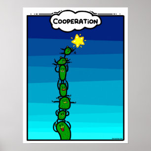 Poster de COOPÉRATION de PickleWeasel