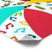 Poster de coquillage de la bande Sea Isle City (Coin)