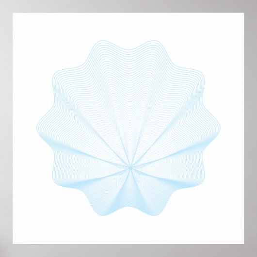 Poster de coquillage géométrique I (Devant)