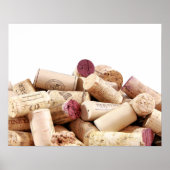 Poster de Corks de vin (Devant)