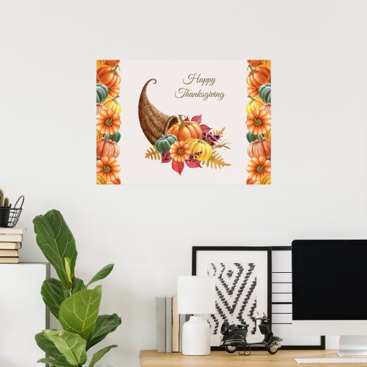 Poster de Cornucopia Thanksgiving (Bureau à domicile)