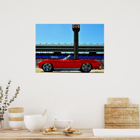 Poster de Corvette C2 soufflé (Cuisine)