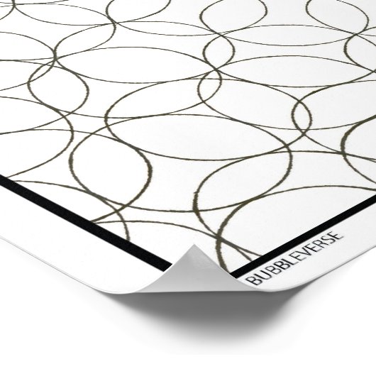 Poster de couleur Zen Bubbleverse (Coin)