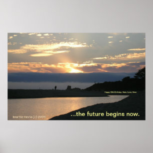 Poster de couple Carmel Sunset (Personnaliser)