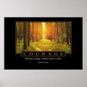 Poster de courage : Baltasar Gracian (Devant)