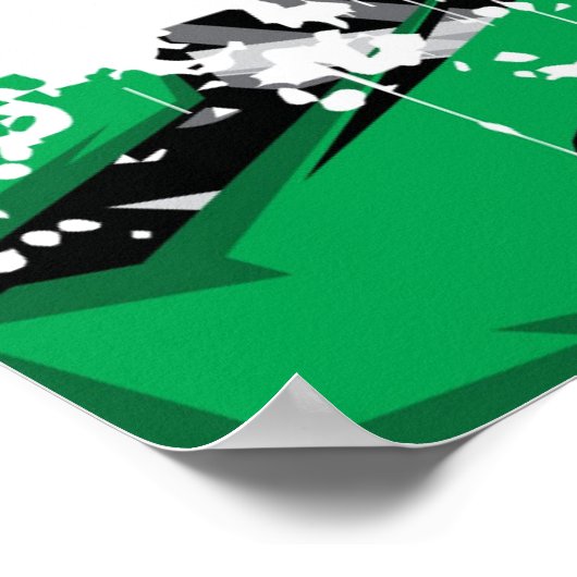 Poster de course automobile (Coin)