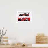 Poster de course automobile (Cuisine)